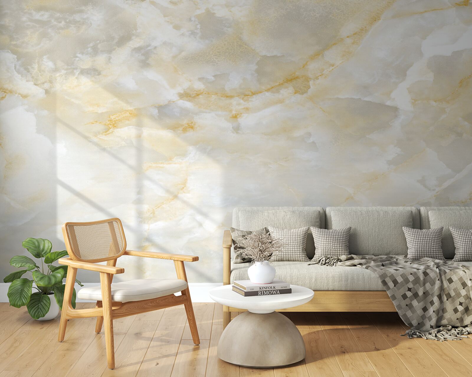 Фотошпалери хмари, наповнені дощем на світанку