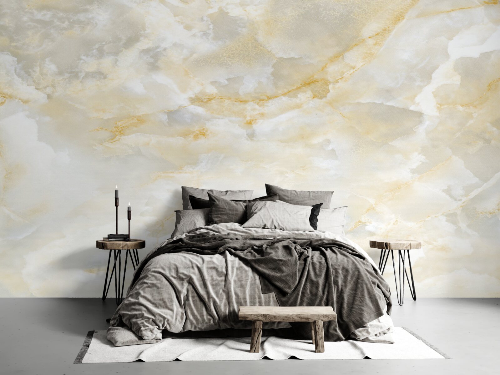 Фотошпалери хмари, наповнені дощем на світанку