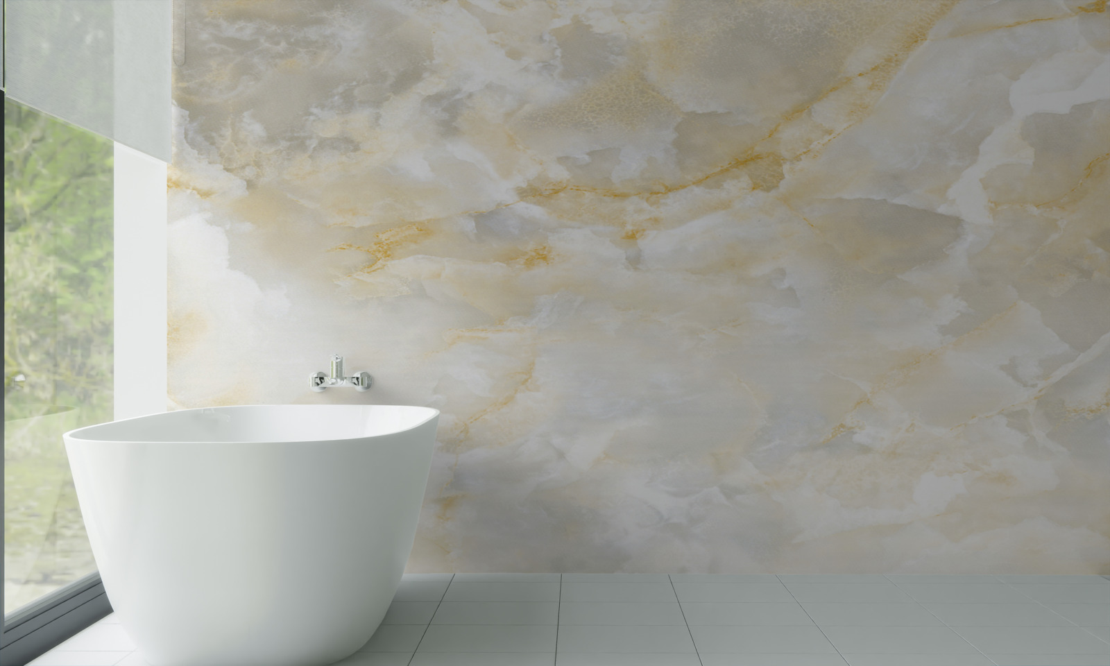 Фотошпалери хмари, наповнені дощем на світанку