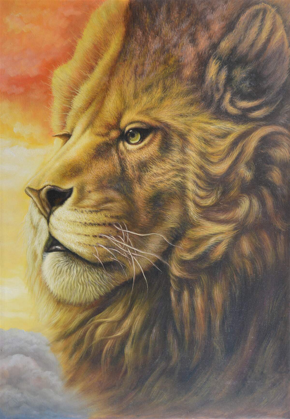 Фотошпалери чудовий образ лева