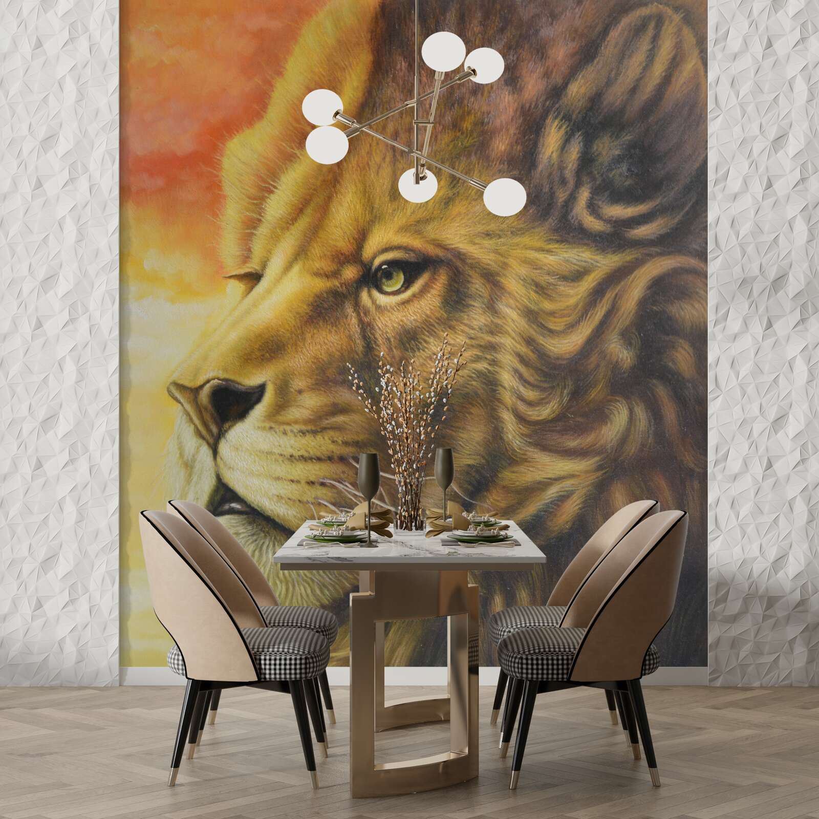 Фотошпалери чудовий образ лева