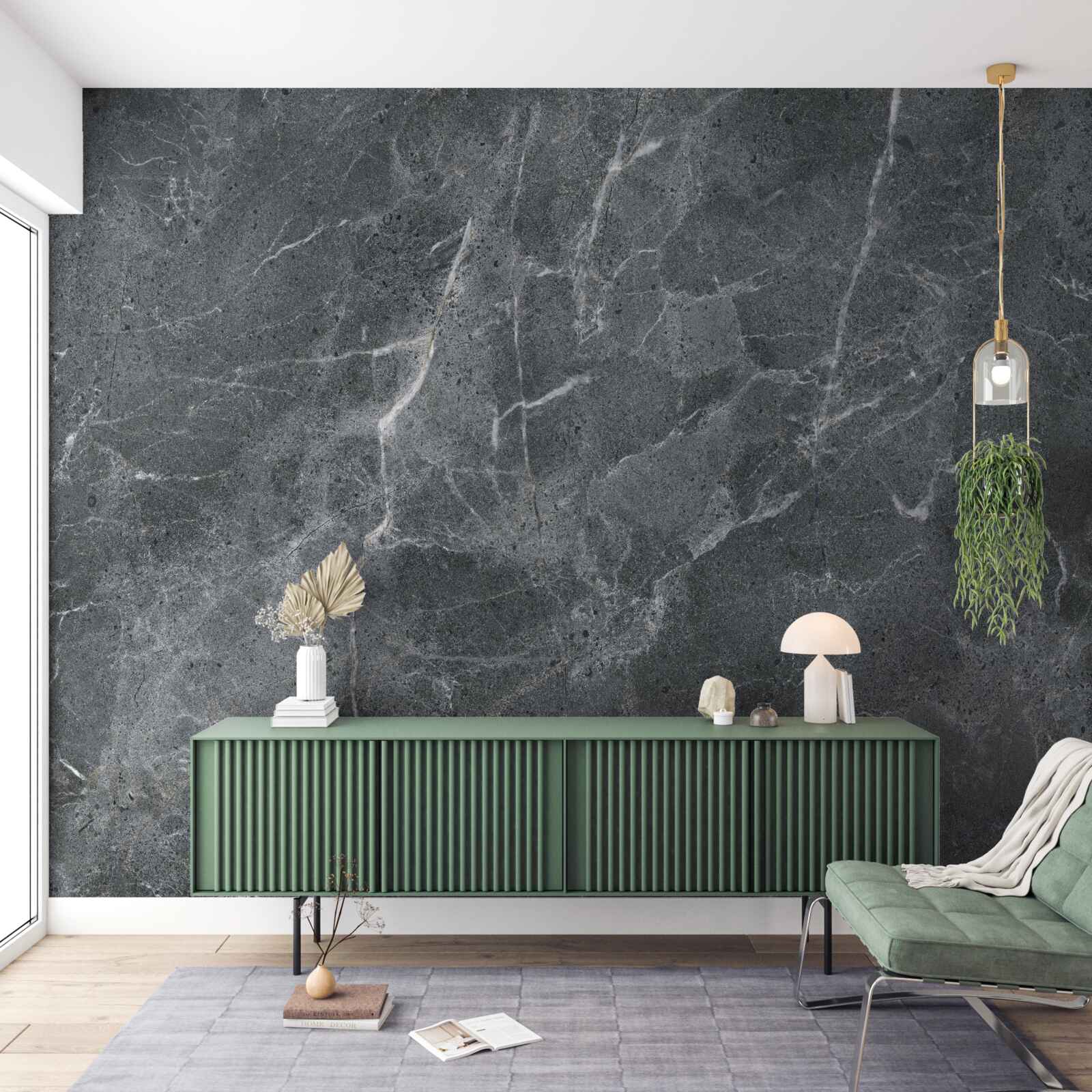 Фотошпалери сірі хмари, повні дощу і темряви