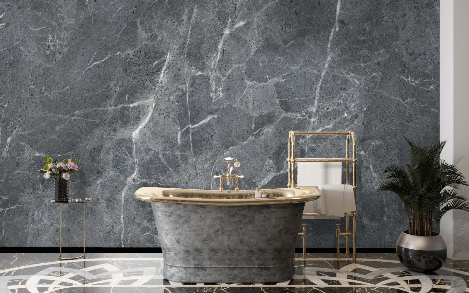 Фотошпалери сірі хмари, повні дощу і темряви