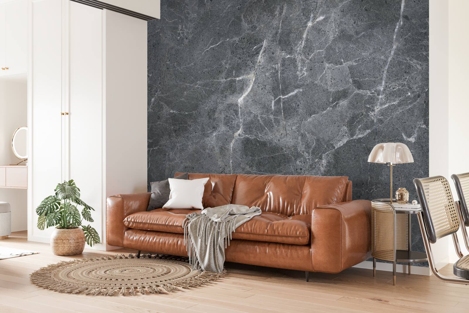 Фотошпалери сірі хмари, повні дощу і темряви