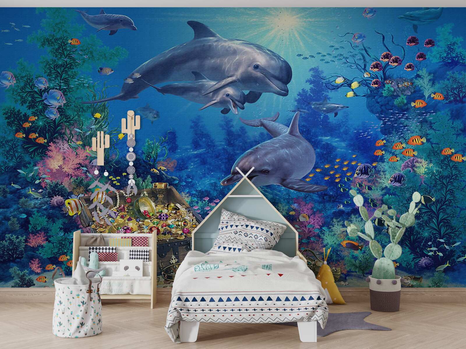 Фотошпалери скарб виявили дельфіни