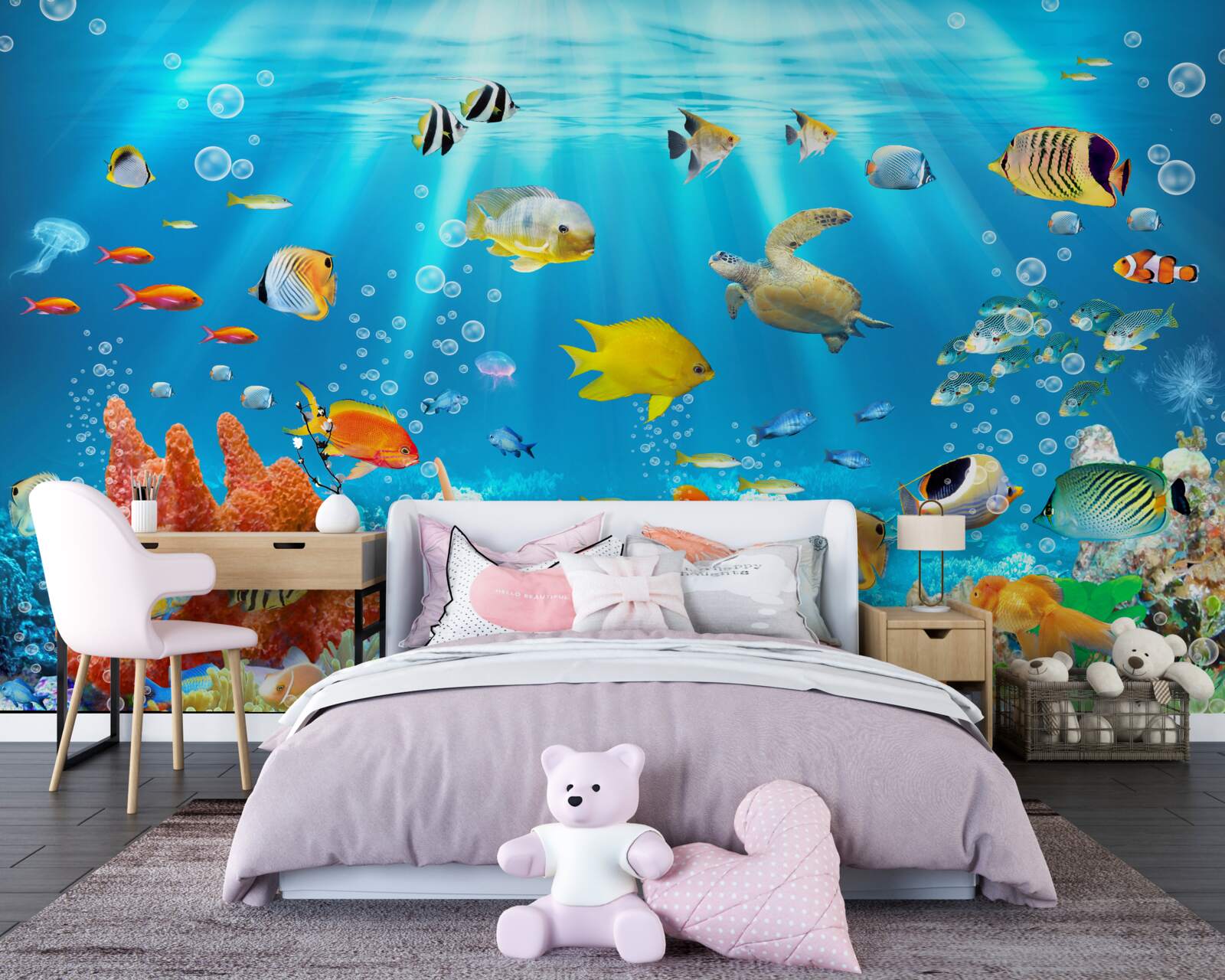 Фотошпалери яскравий світ підводних глибин