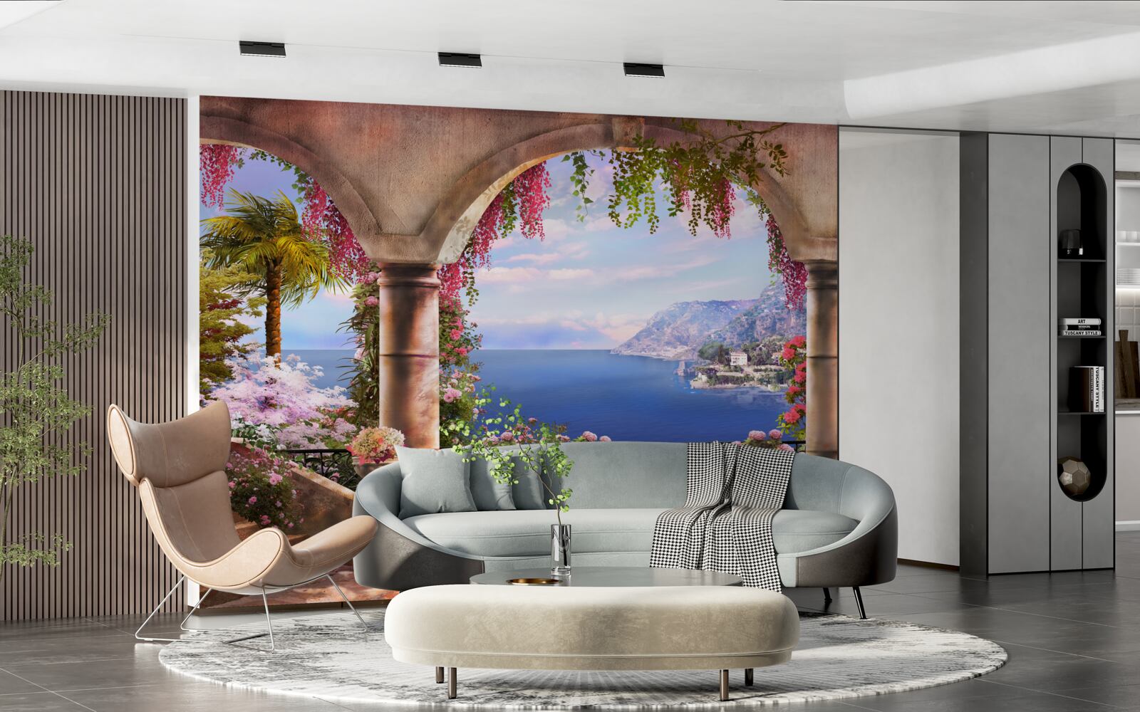 Фотошпалери Арки з каменю розташовані біля берегів блакитного моря