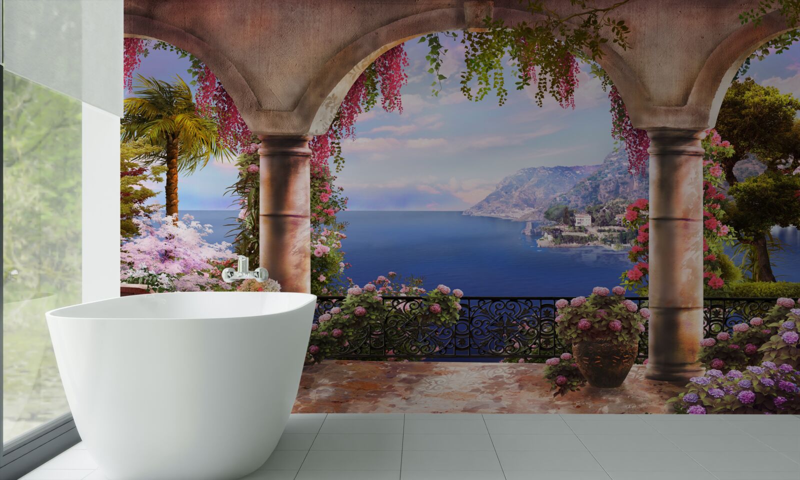 Фотошпалери Арки з каменю розташовані біля берегів блакитного моря