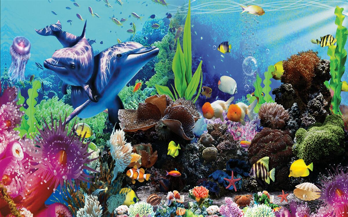 Фотошпалери підводний світ у найдрібніших деталях