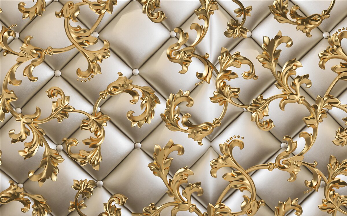 Фотошпалери текстура під золотисті гілки