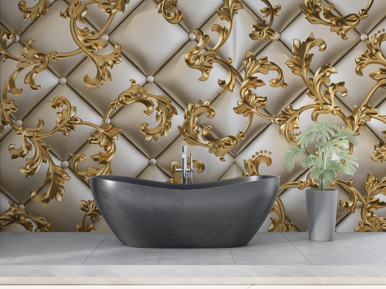 Фотошпалери текстура під золотисті гілки