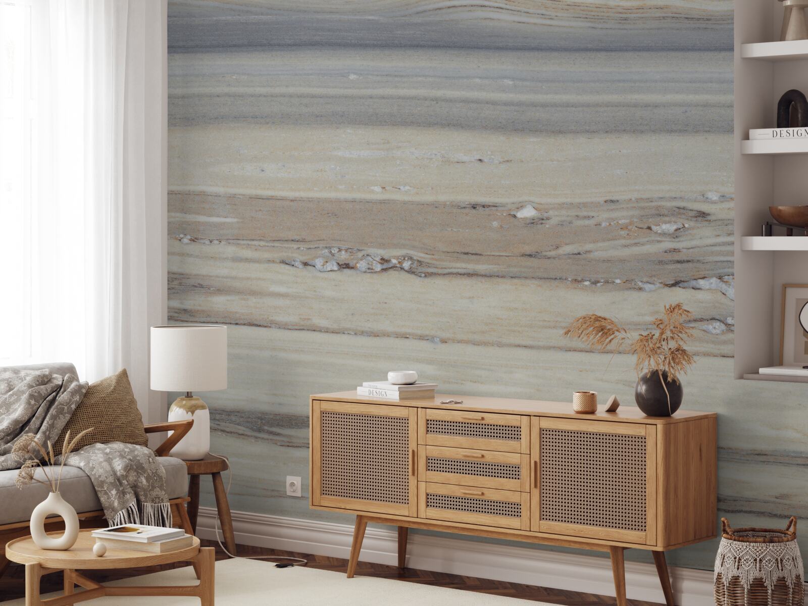 Фотошпалери світло-сірий морський пісок