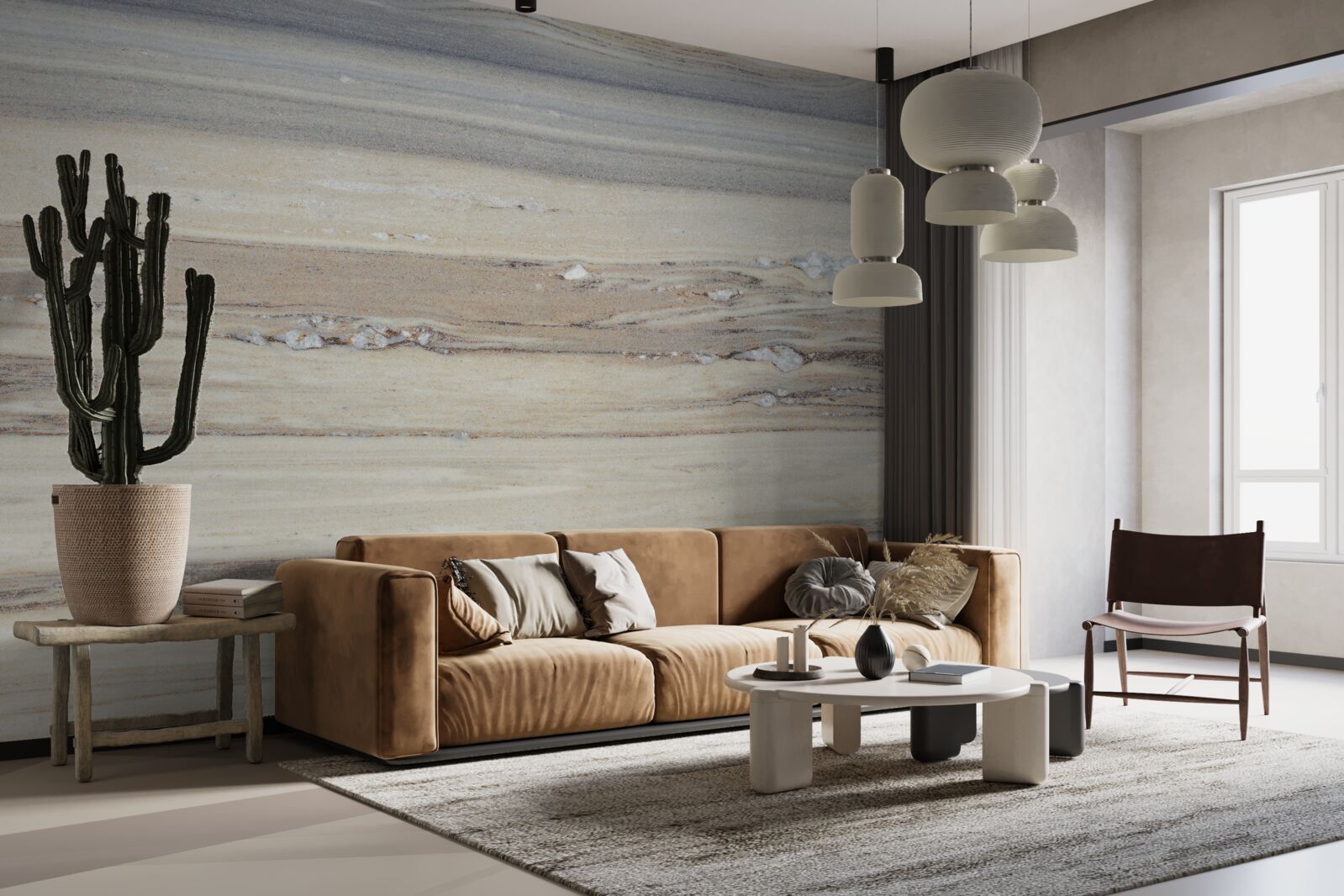 Фотошпалери світло-сірий морський пісок