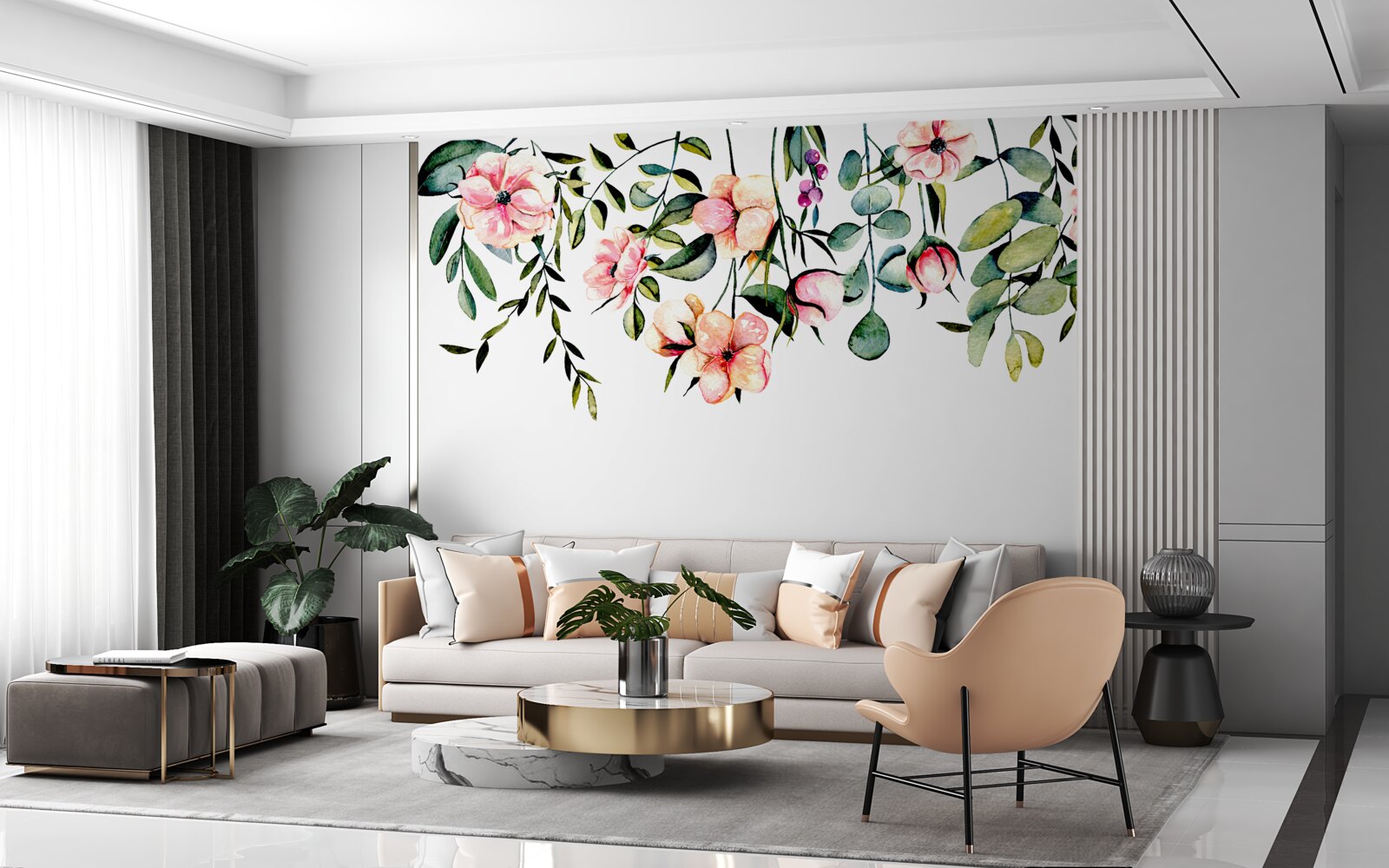 Фотошпалери квіти, що ростуть влітку