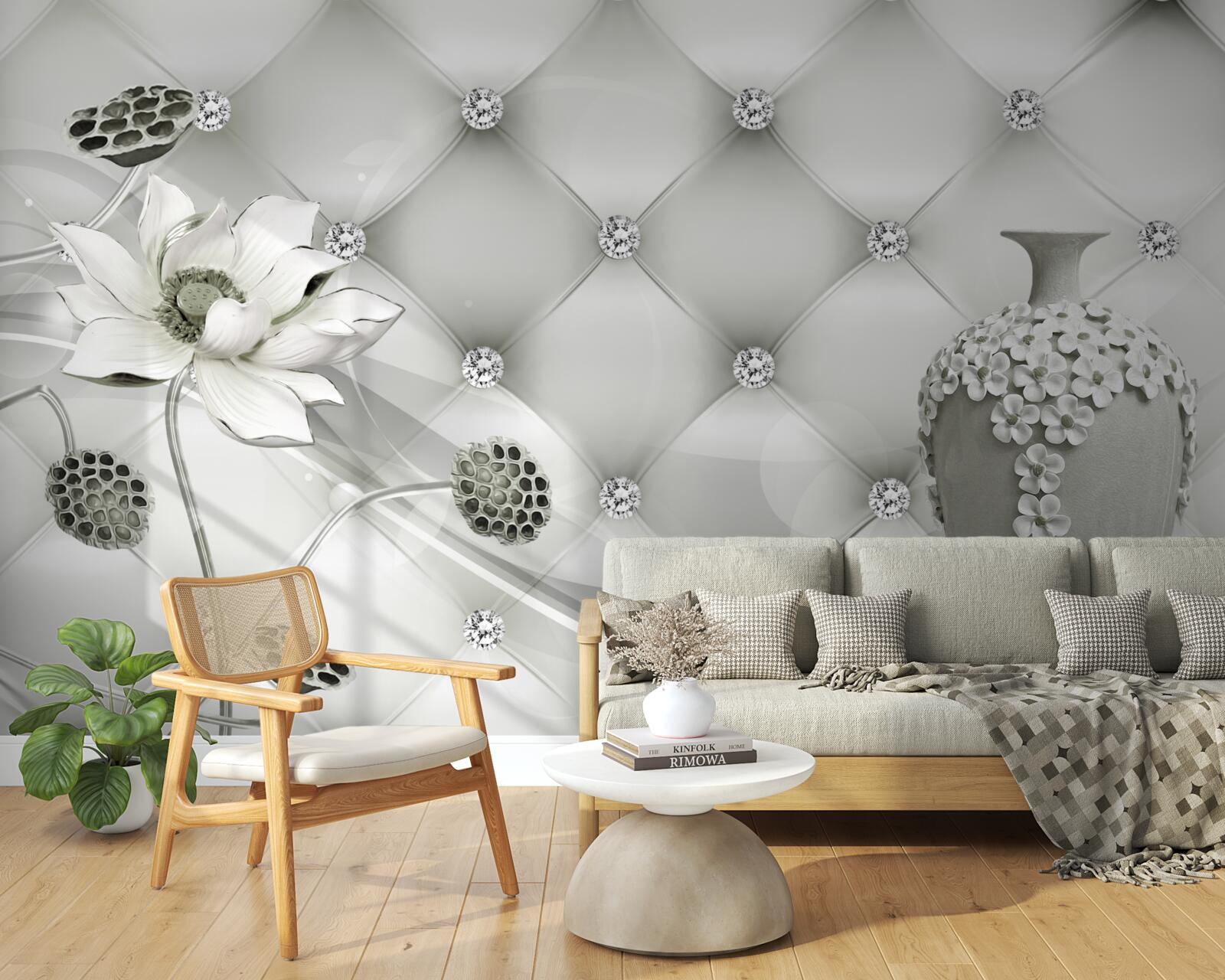 Фотошпалери абстрактні вертикальні лінії різних кольорів