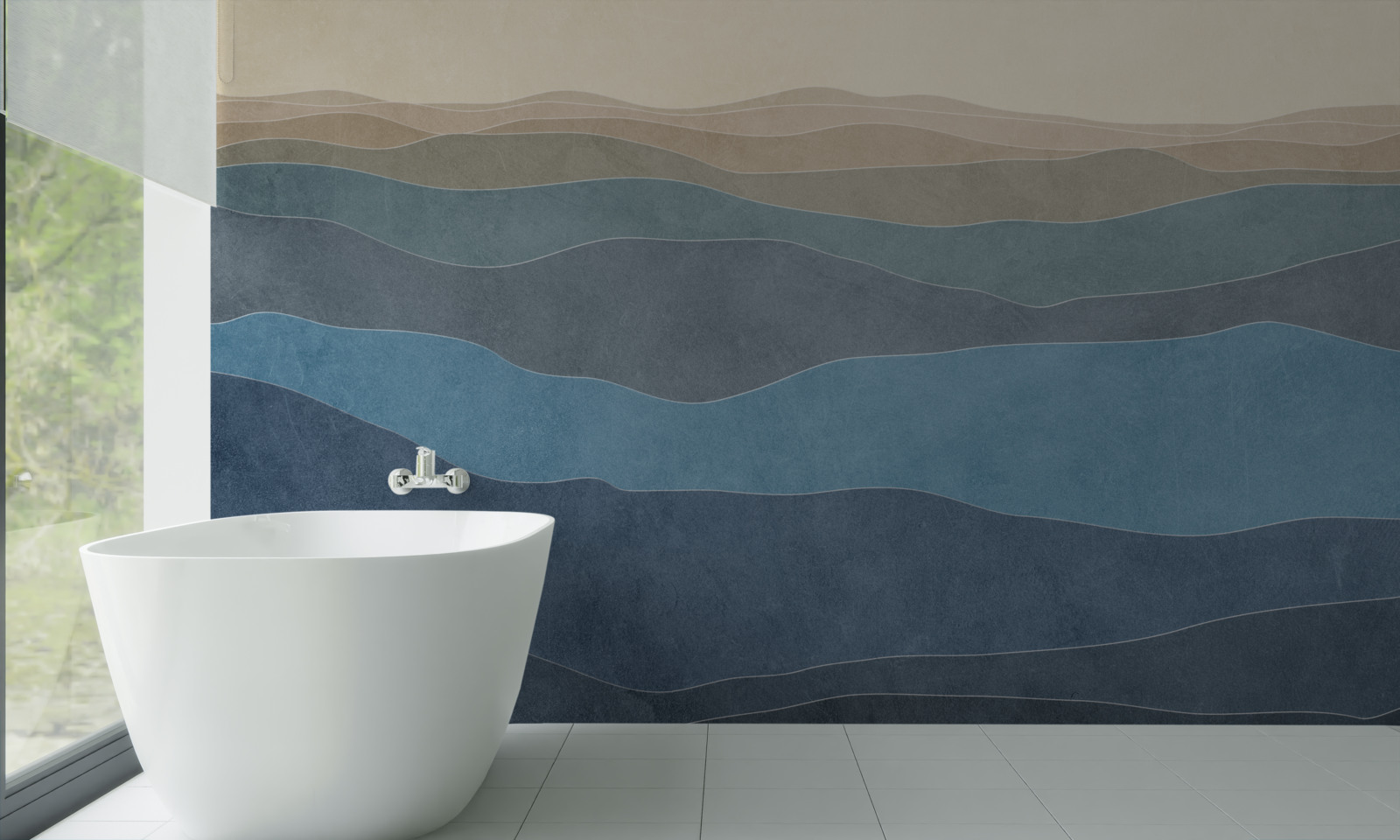 Фотошпалери на сході сонця різнокольорові пагорби і літаки