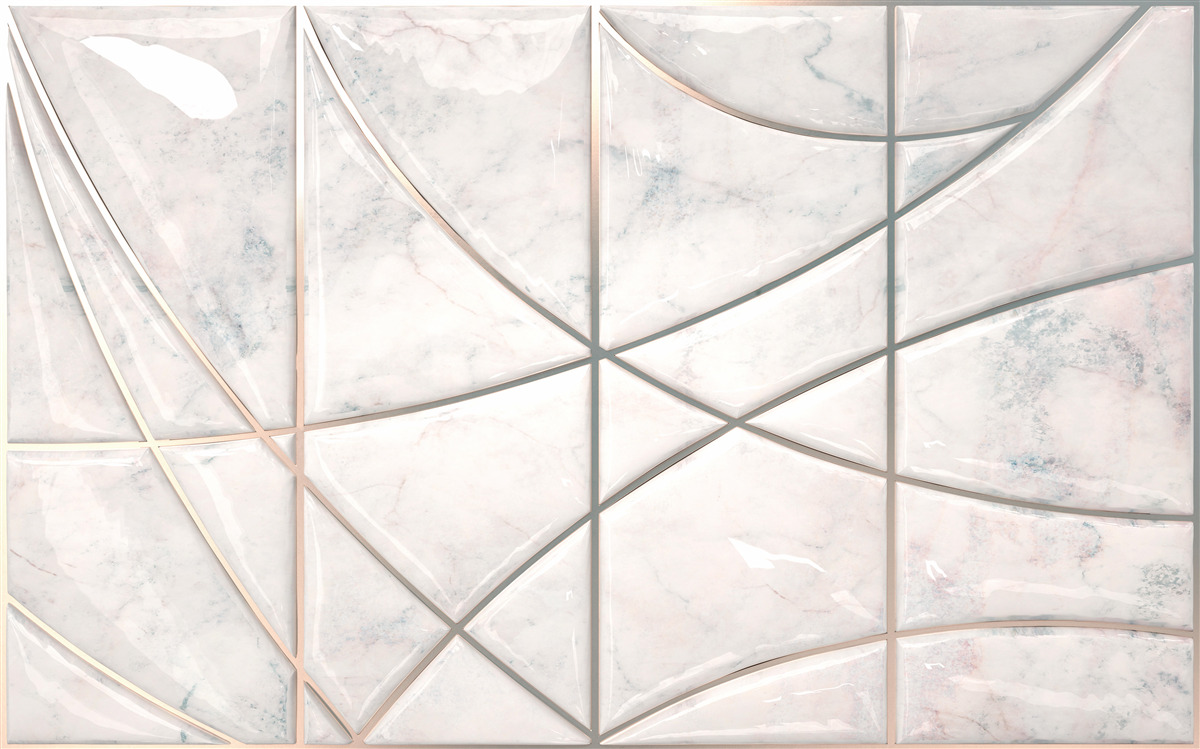 Фотошпалери плавні криві розміщені на світлому фоні