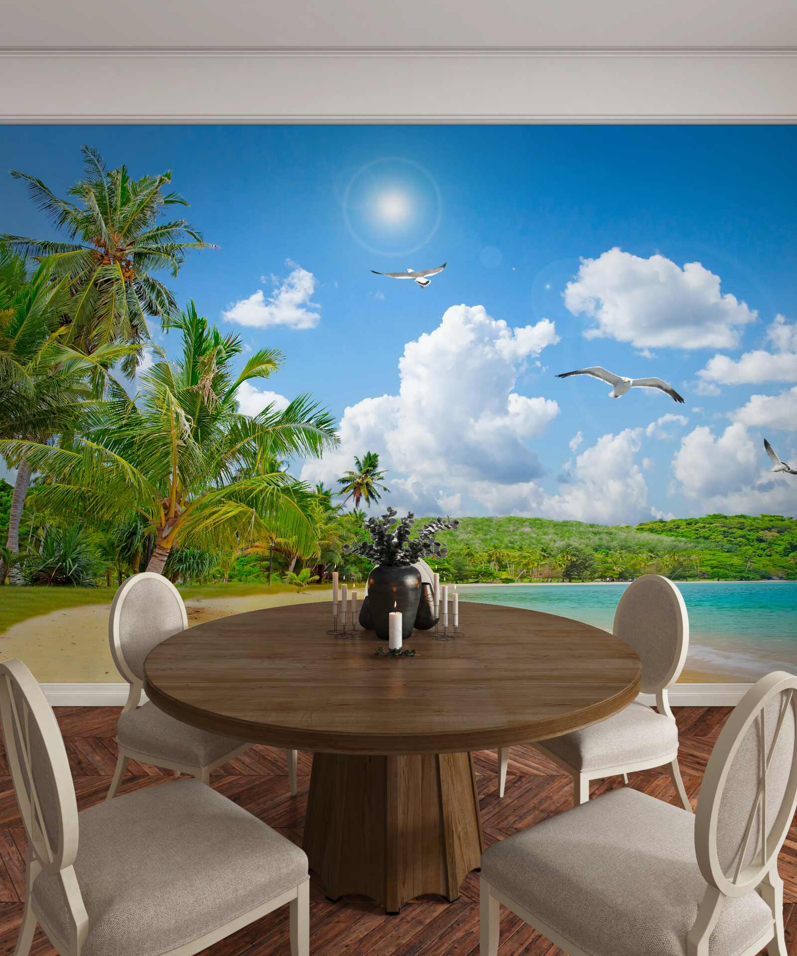 Фотошпалери море і пляж прекрасні