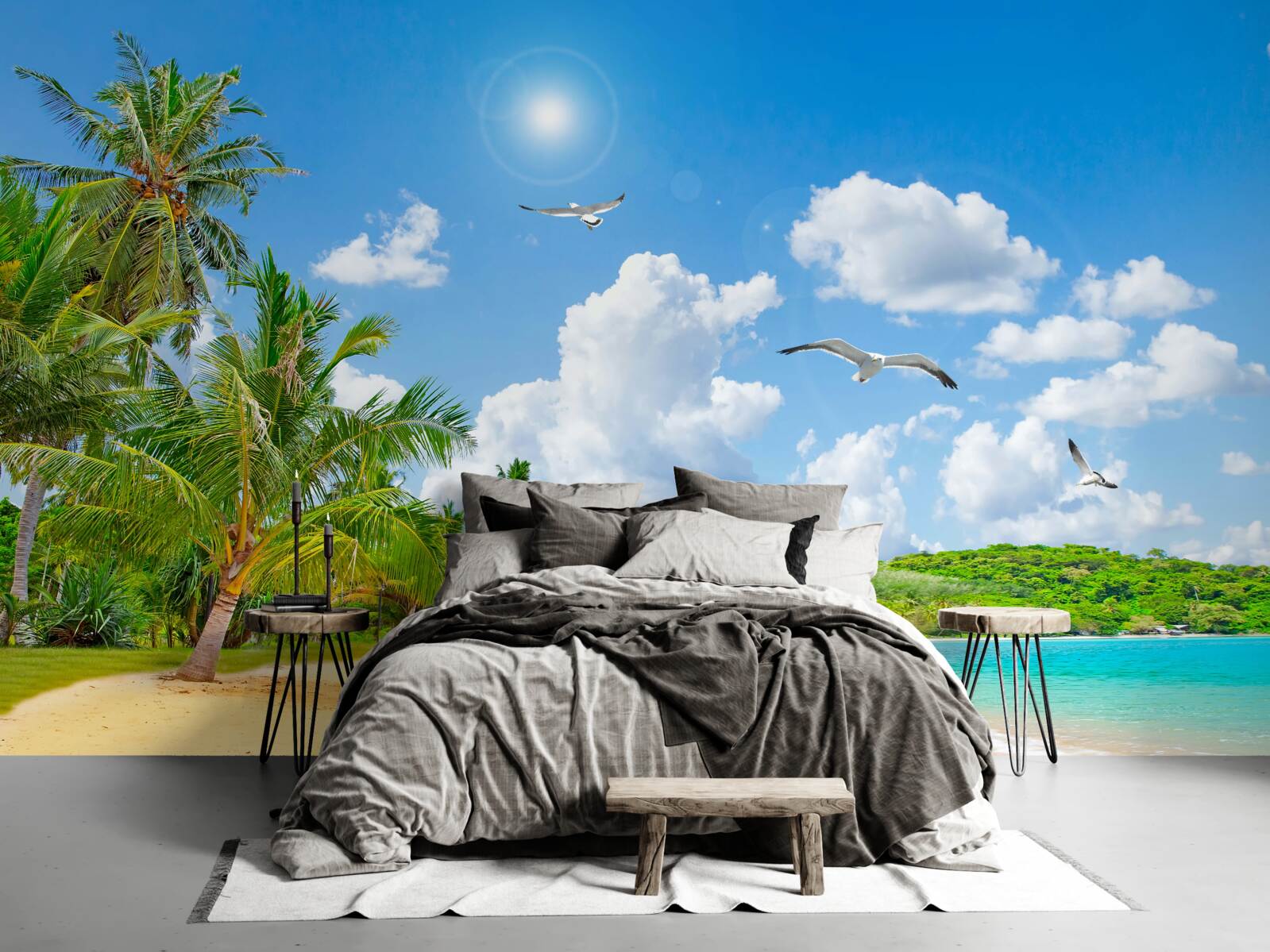 Фотошпалери море і пляж прекрасні