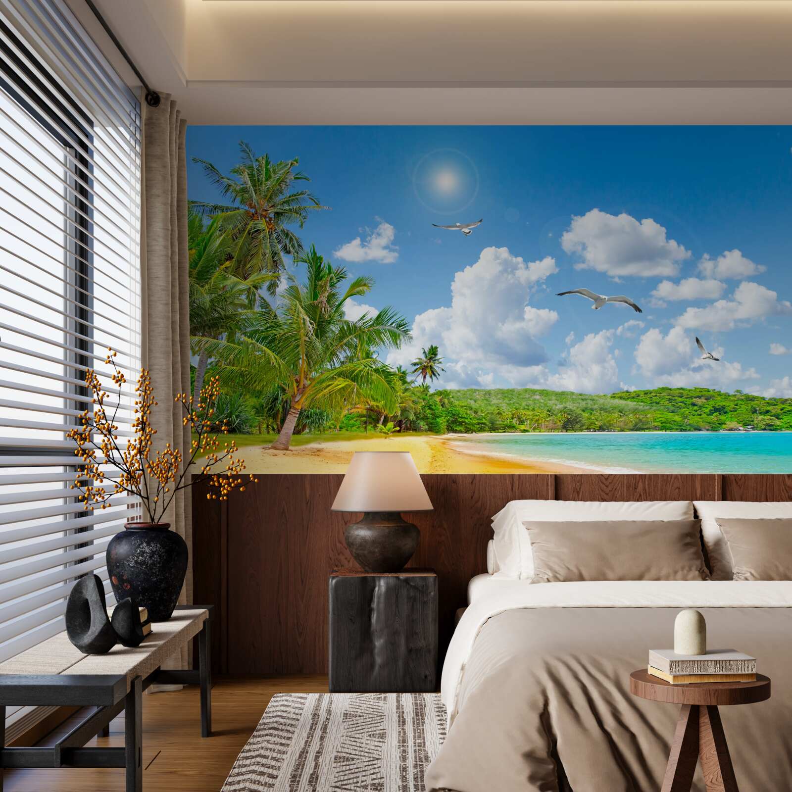 Фотошпалери море і пляж прекрасні