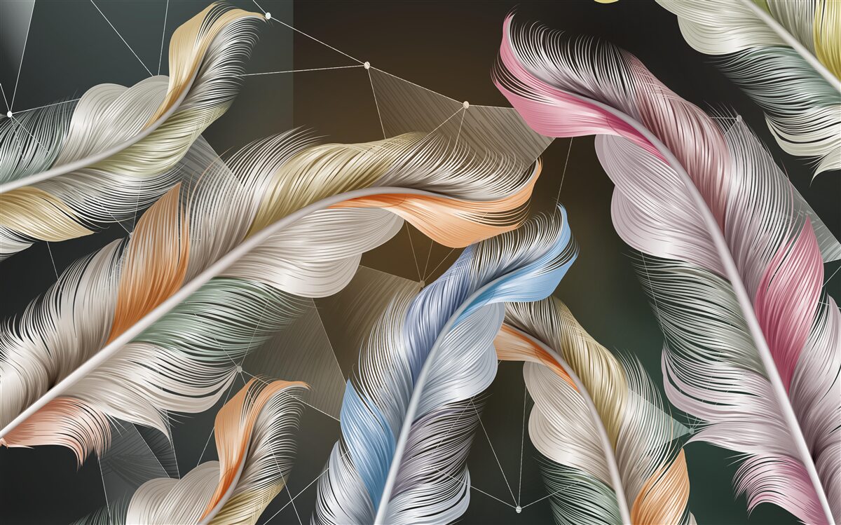 Фотошпалери натяк на яскраві кольори в нічному небі