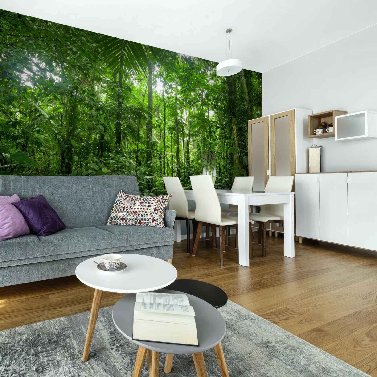 Фотошпалери пейзаж тропічного лісу, амазонка