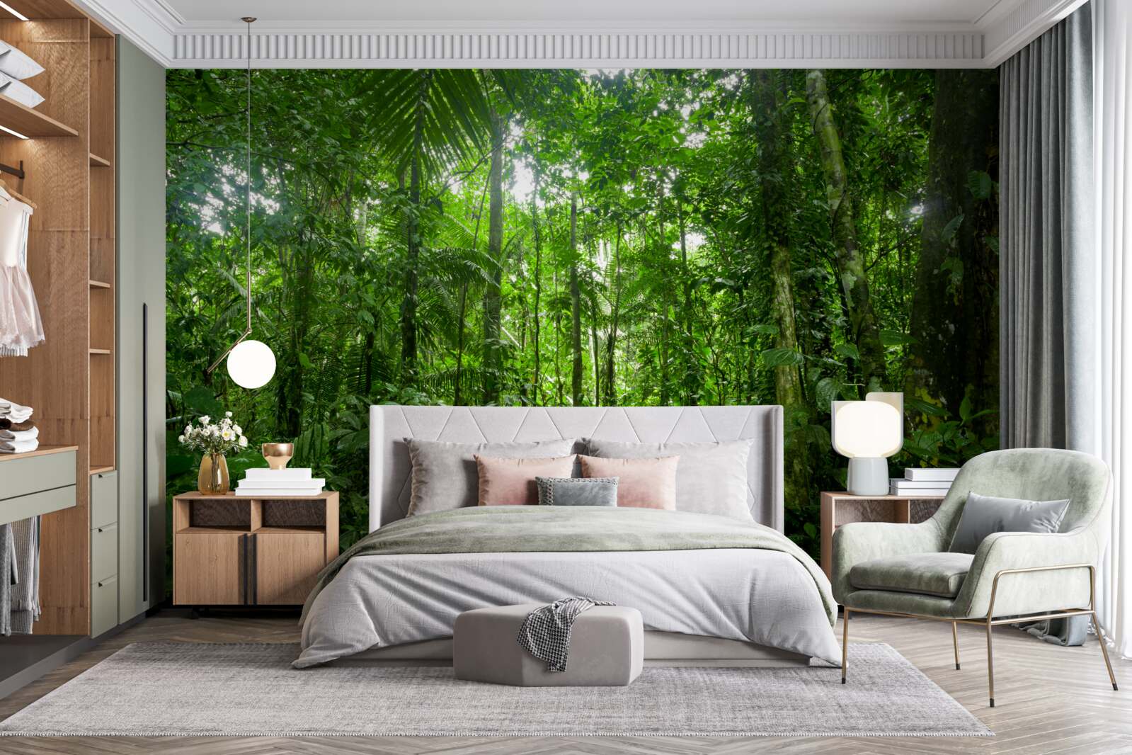 Фотошпалери пейзаж тропічного лісу, амазонка