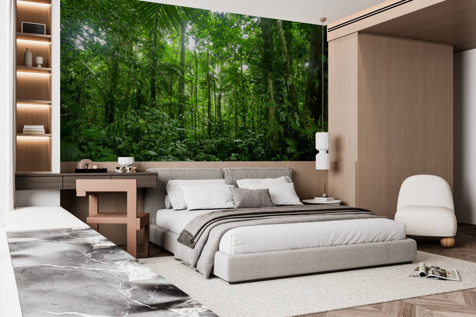 Фотошпалери пейзаж тропічного лісу, амазонка