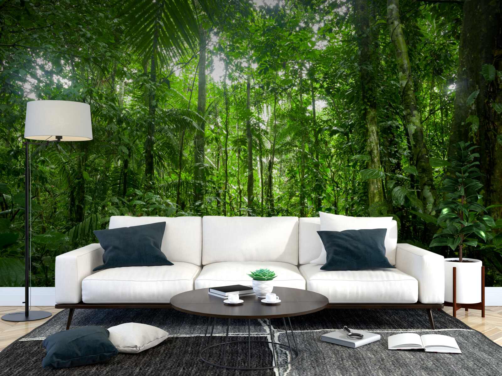 Фотошпалери пейзаж тропічного лісу, амазонка