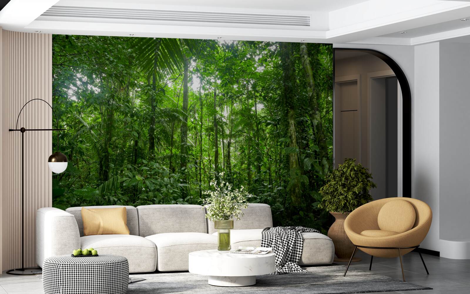 Фотошпалери пейзаж тропічного лісу, амазонка