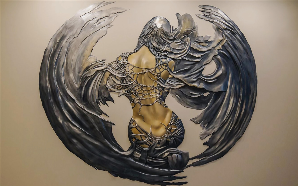 Фотошпалери серафим на стіні