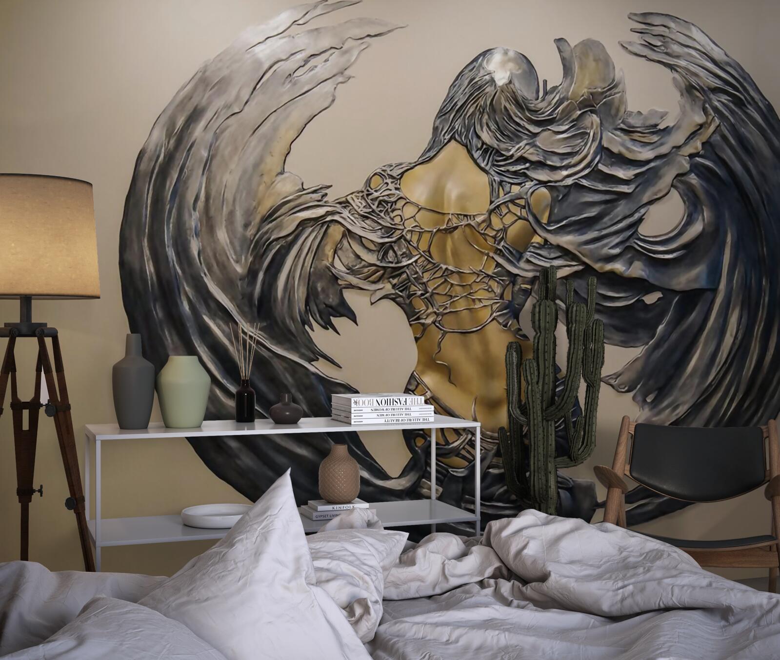 Фотошпалери серафим на стіні