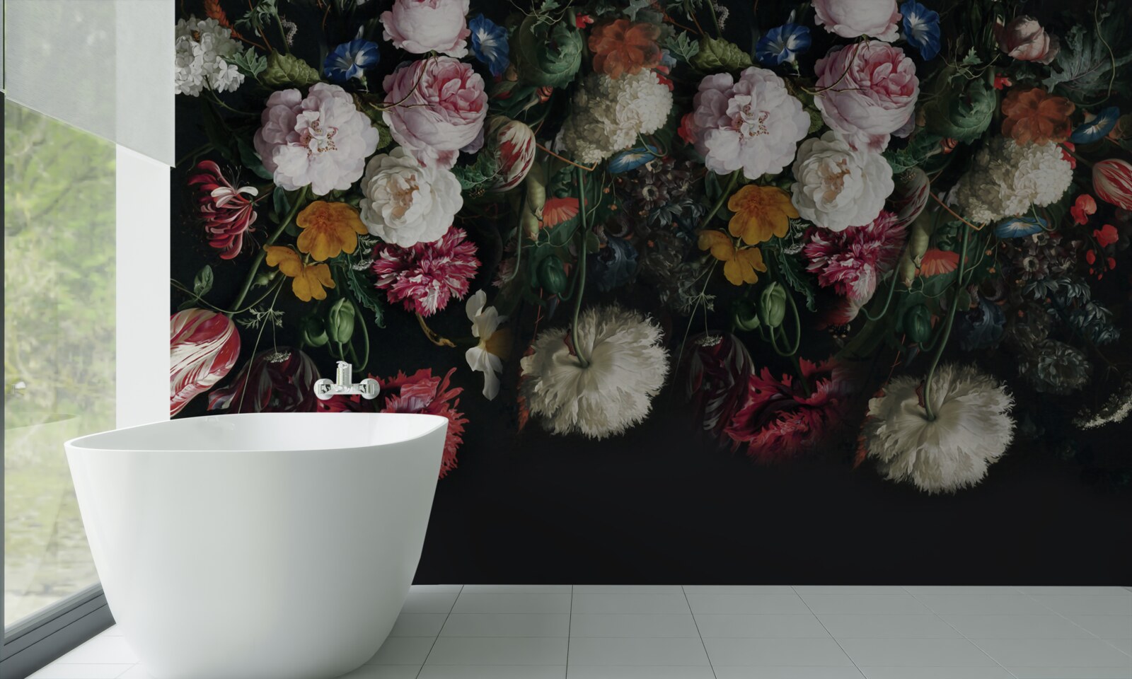 Фотошпалери усічені бутони, ботаніка та сучасна творчість