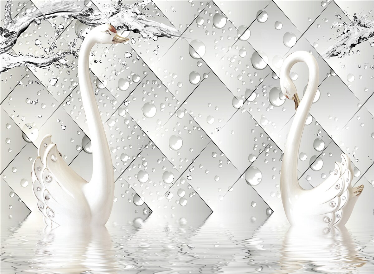 Фотошпалери біла стіна та шпалери