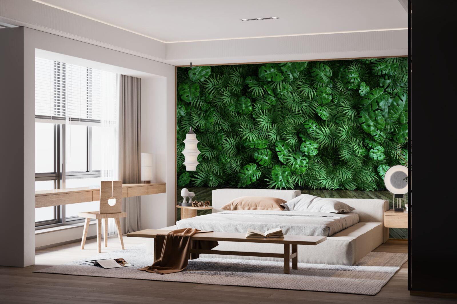 Фотошпалери зелень, рослини та листя