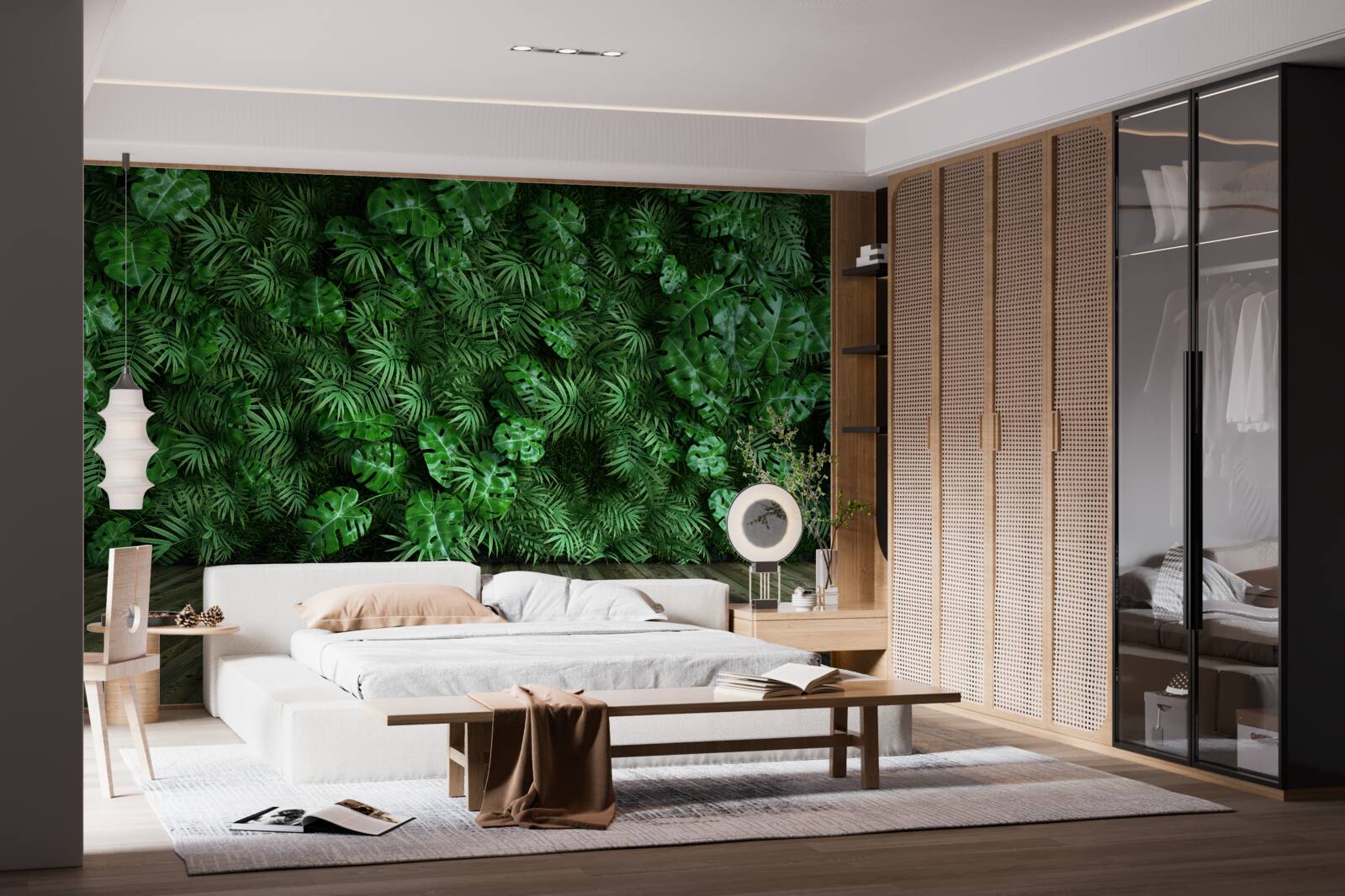 Фотошпалери зелень, рослини та листя