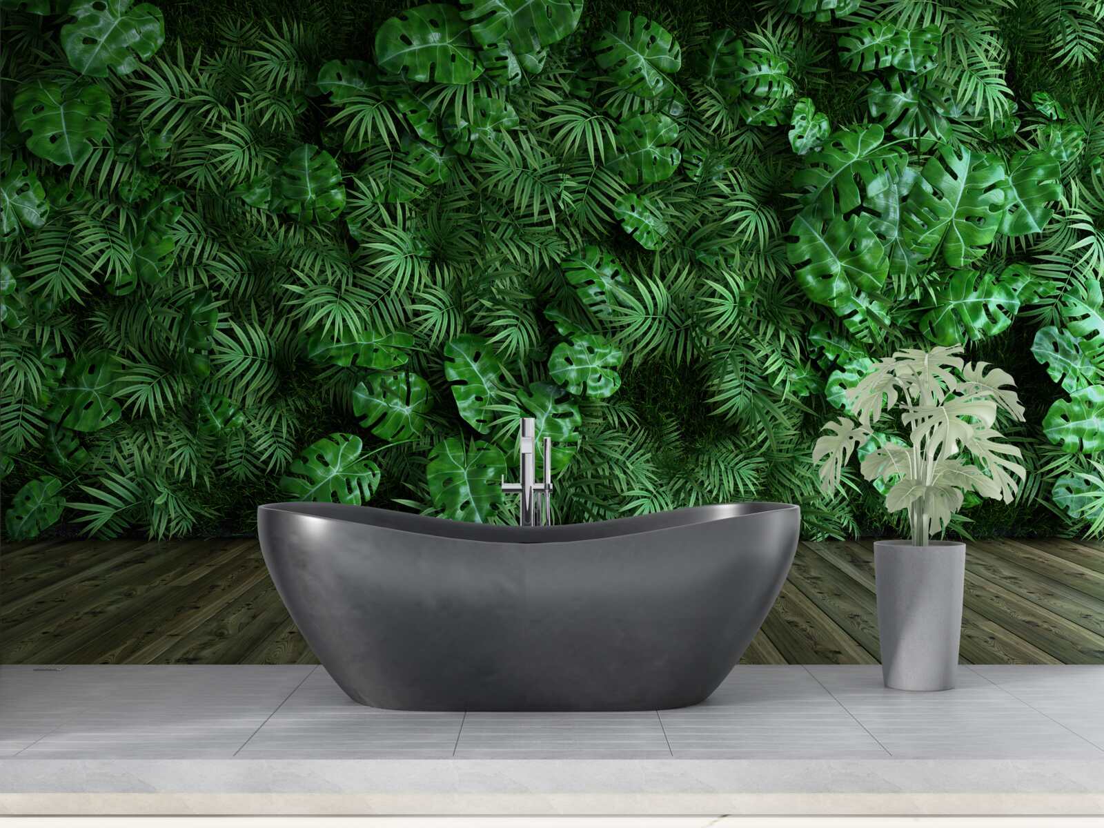 Фотошпалери зелень, рослини та листя