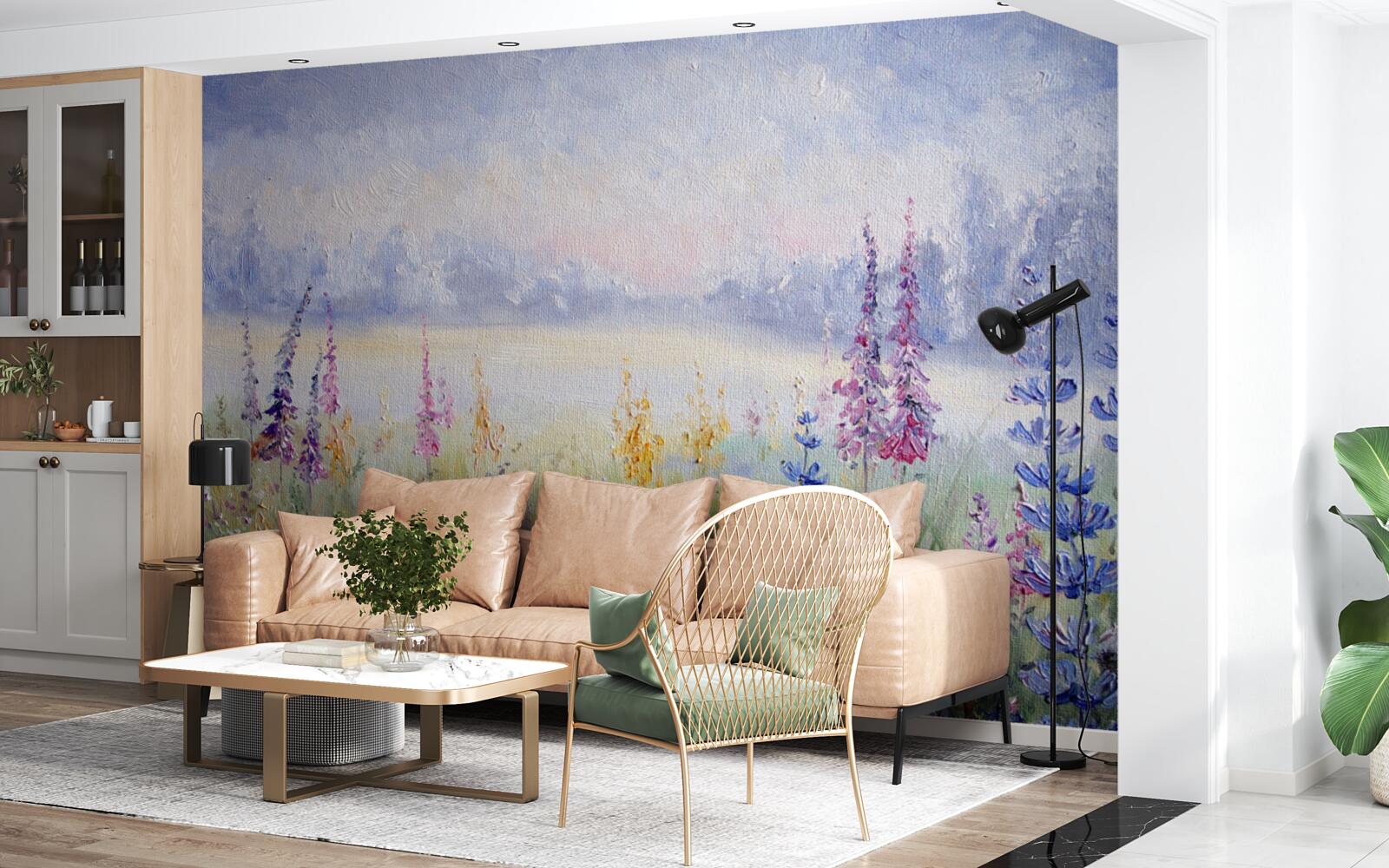 Фотошпалери лавандове поле