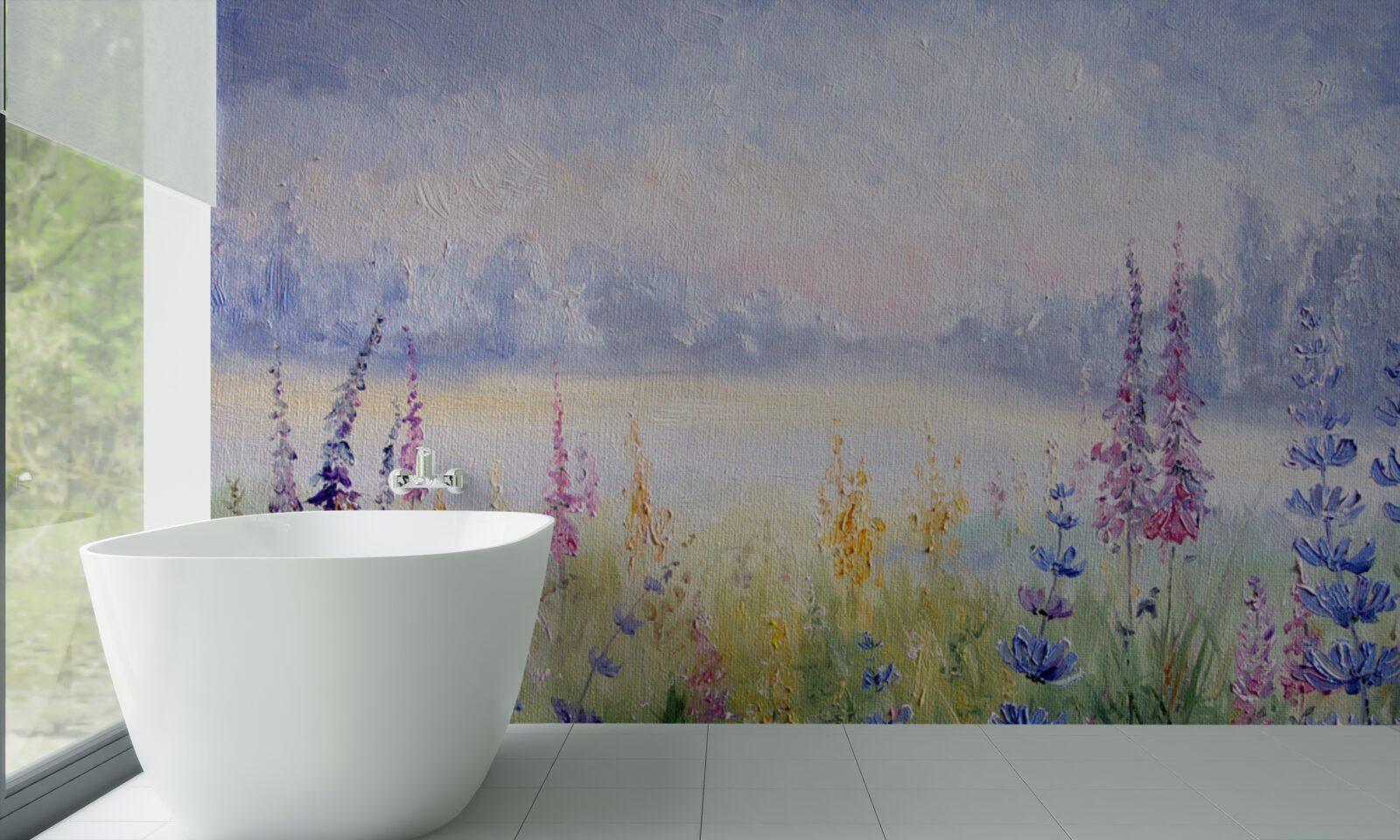 Фотошпалери лавандове поле