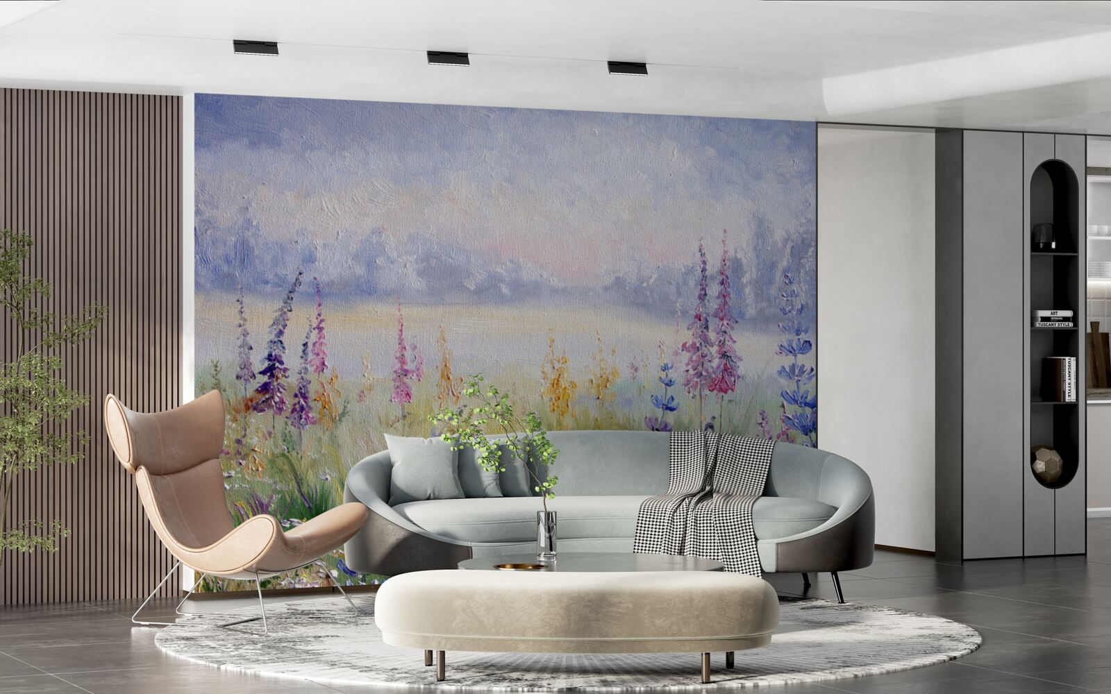 Фотошпалери лавандове поле