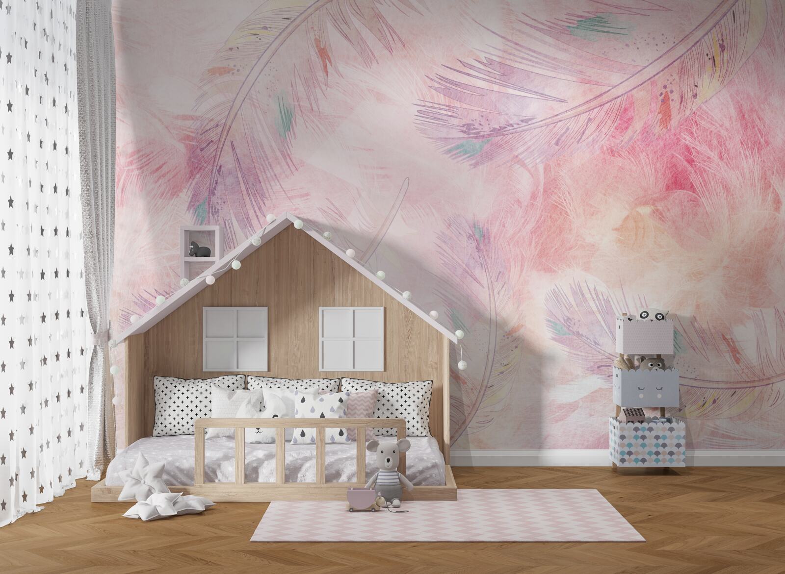 Фотошпалери ледь помітне пір'я