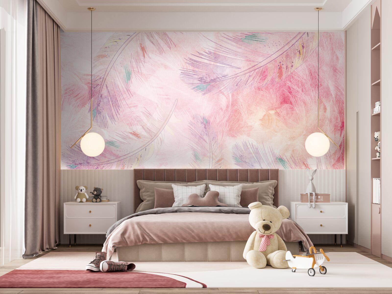 Фотошпалери ледь помітне пір'я