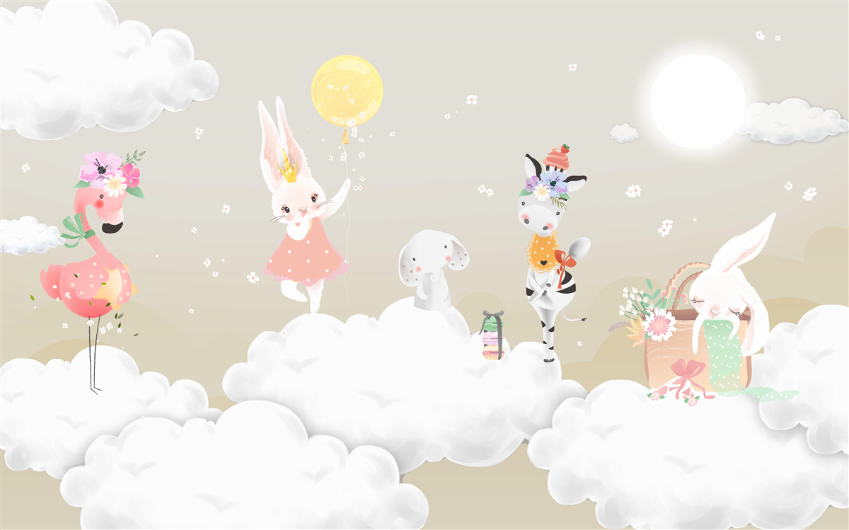 Фотошпалери Білосніжні хмари