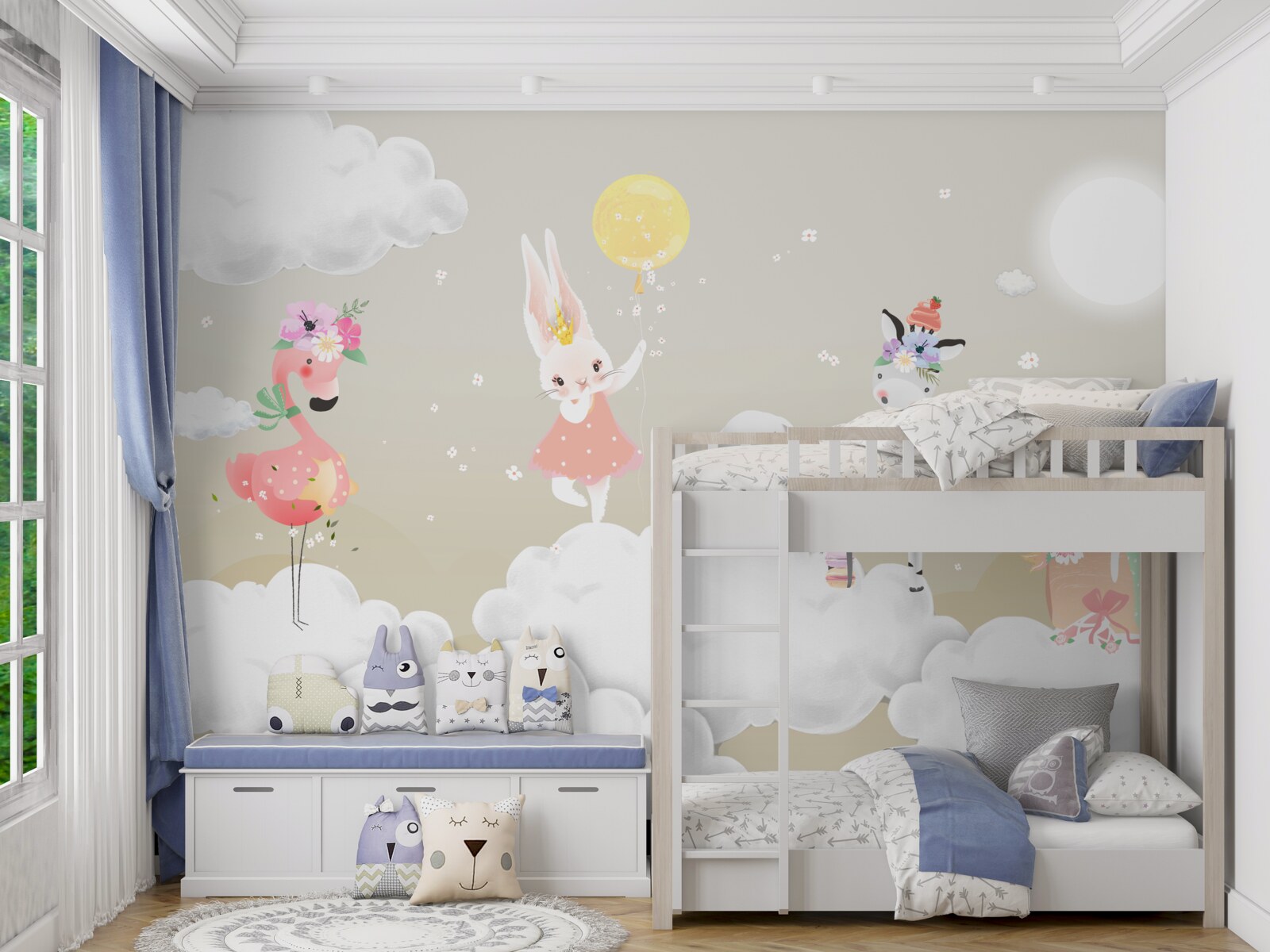 Фотошпалери Білосніжні хмари