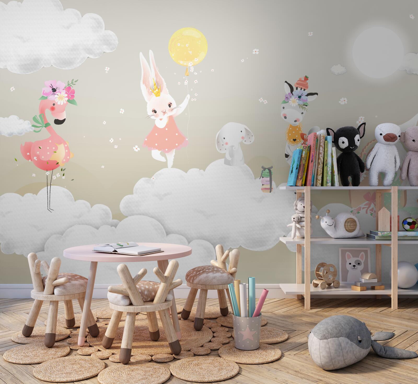 Фотошпалери Білосніжні хмари