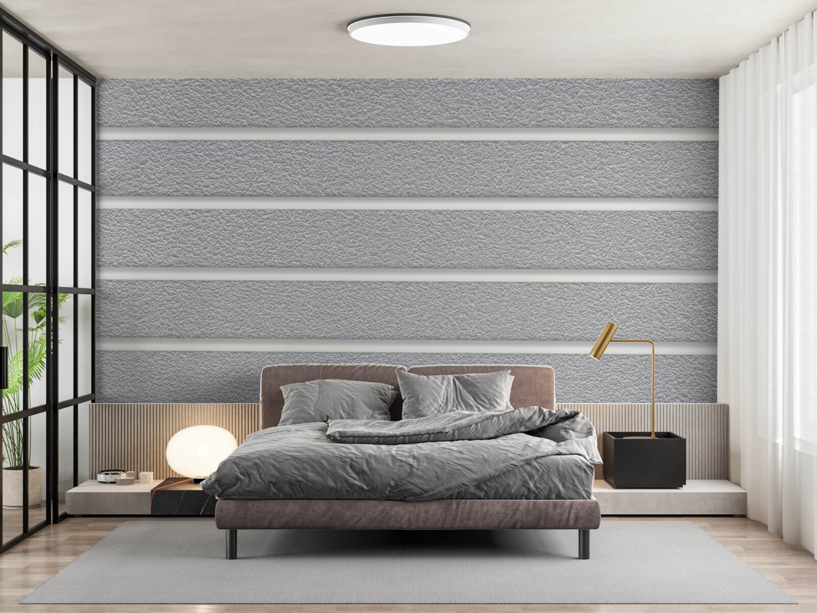 Фотошпалери сірі смуги