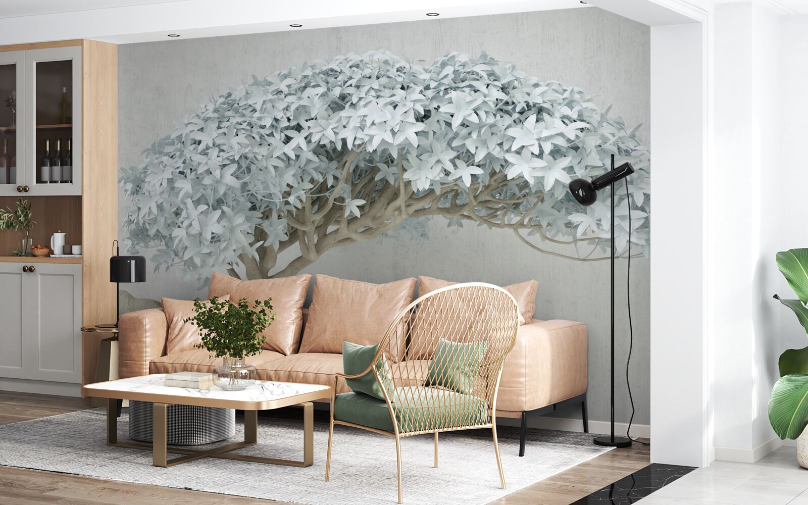 Фотошпалери квітуча гілка