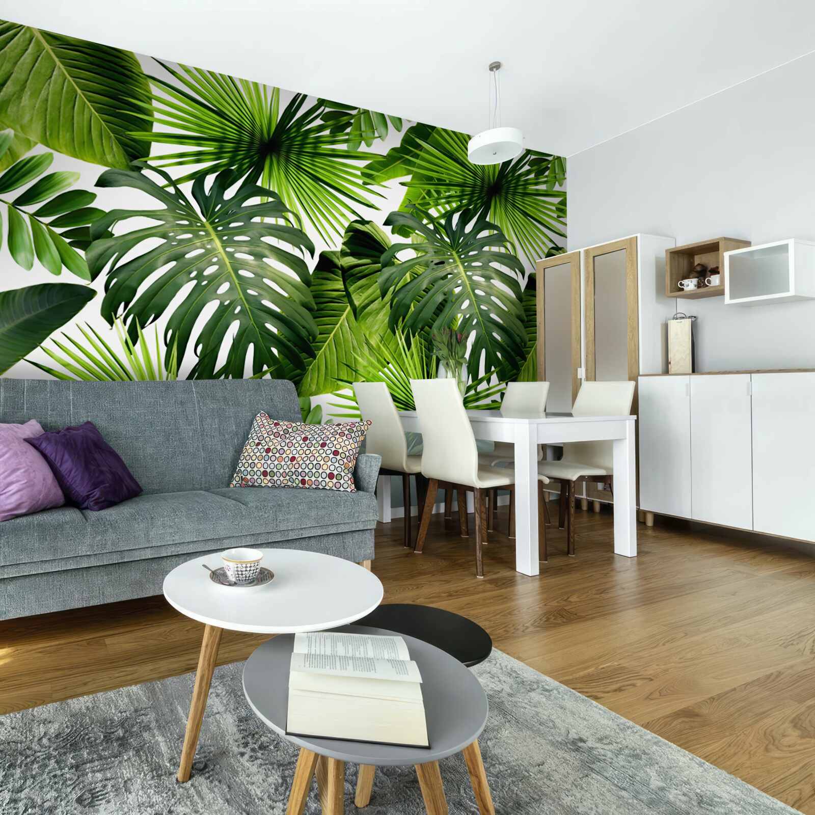 Фотошпалери Стіна, зелений лист