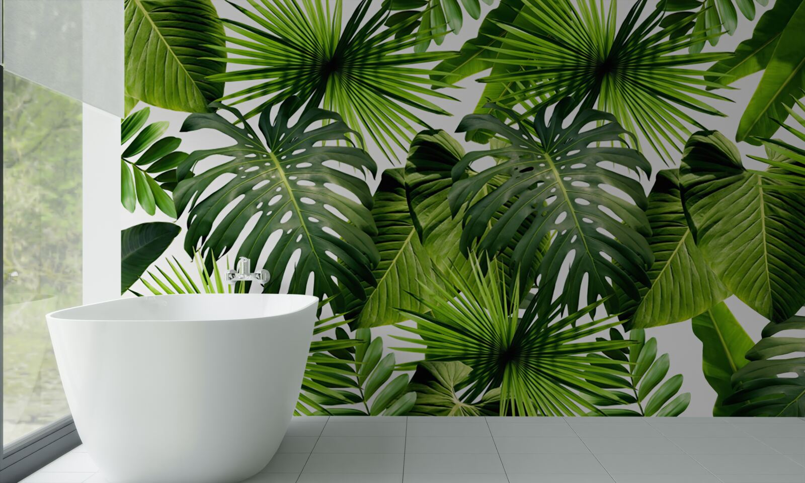 Фотошпалери Стіна, зелений лист