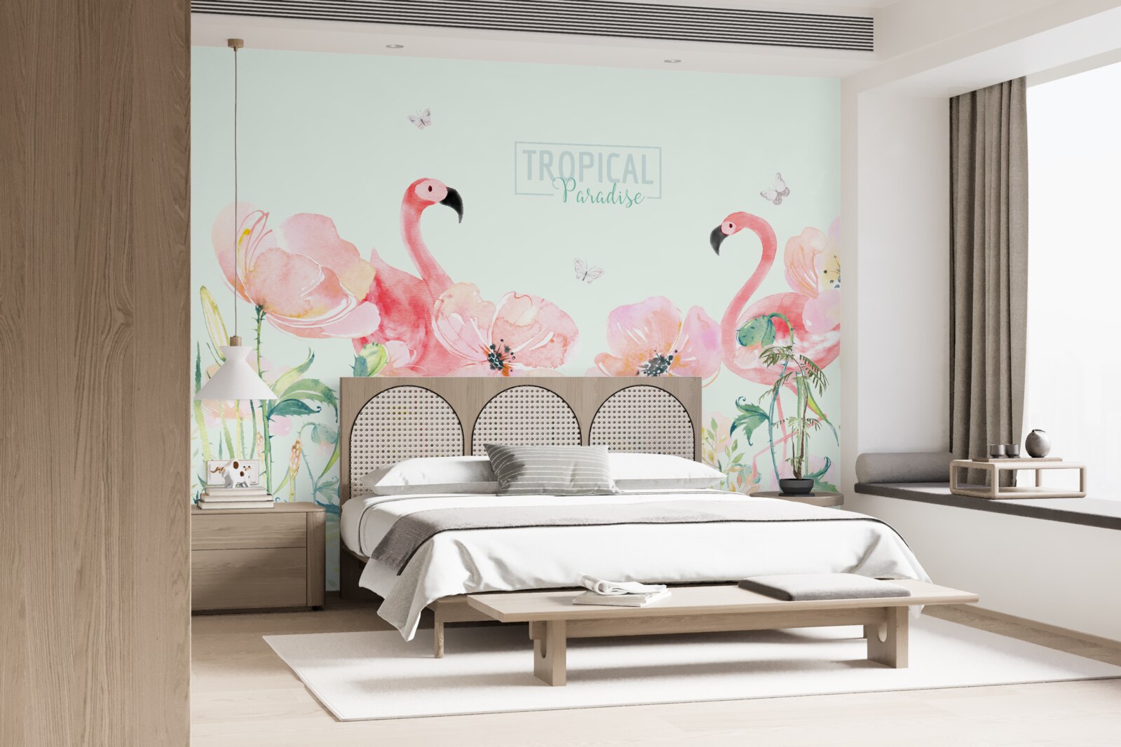 Фотошпалери Фламінго - це вид птахів, які вміють плавати